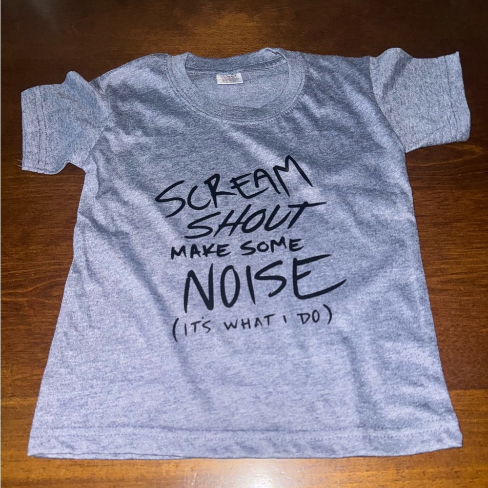 Gray Kids Graphic T-Shirt